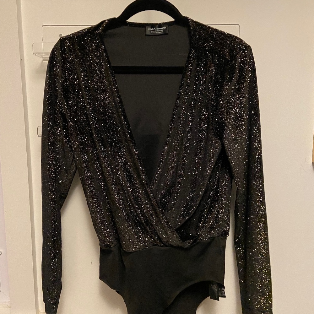 Zara glitter bodysuit